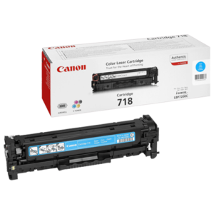 کارتریج تونر کانن 718 آبی - Canon 718 Cyan Original Laser Toner Cartridge