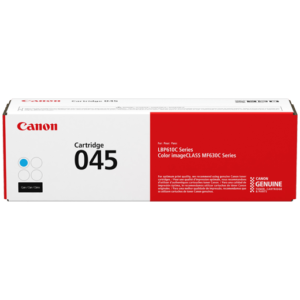 کارتریج تونر کانن 045 آبی - Genuine Cyan Canon 045C Toner Cartridge 1241C002