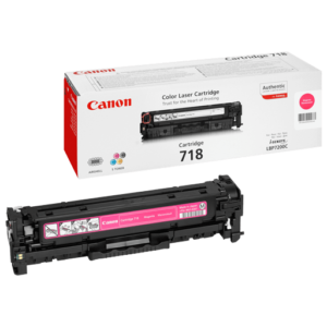 کارتریج تونر کانن 718 قرمز - Canon 718 magenta Original Laser Toner Cartridge