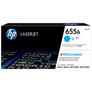 کارتریج تونر اچ پی 655 آبی - HP 655A Cyan Original LaserJet Toner Cartridge CF451A