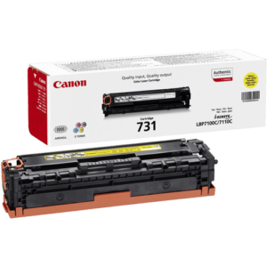 کارتریج تونر کانن 731 زرد - Genuine Yellow Canon 731 Yellow Toner Cartridge 6269B002